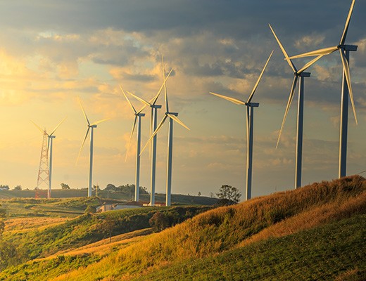 Wind and solar energy infrastructure